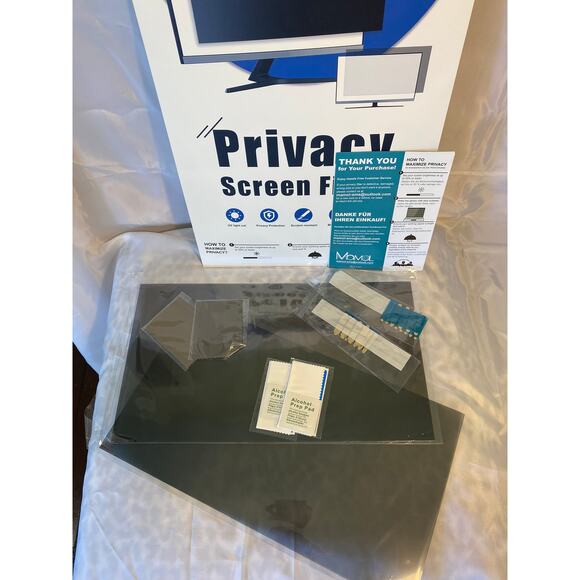 2 Pk 20" Blue Light Computer Privacy Screen for 16:9 Aspect Ratio Eye Protection - Picture 8 of 12